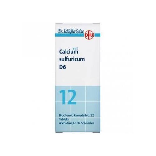 Sales dr. schussler: calcium sulfuricum d6 (nº 12) 80comp