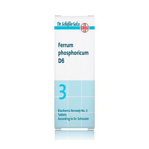 Sales dr. schussler: ferrum phoshoricum d6 (nº 3) 80comp