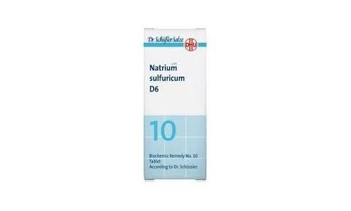 Sales dr. schussler: natrium sulfuricum d6 (nº 10) 80comp