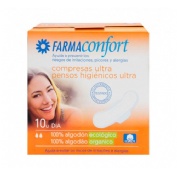 Farmaconfort compresas ultra dia 10u (100%algodon ecologico)