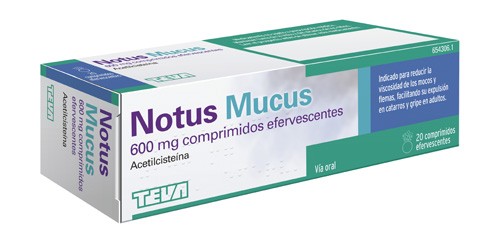 ACETILCISTEINA MABO 600 MG COMPRIMIDOS EFERVESCENTES SABOR NARANJA 20 comprimidos